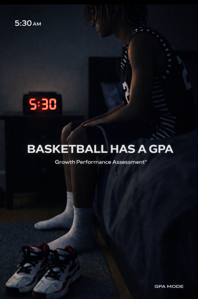 Basketball player training